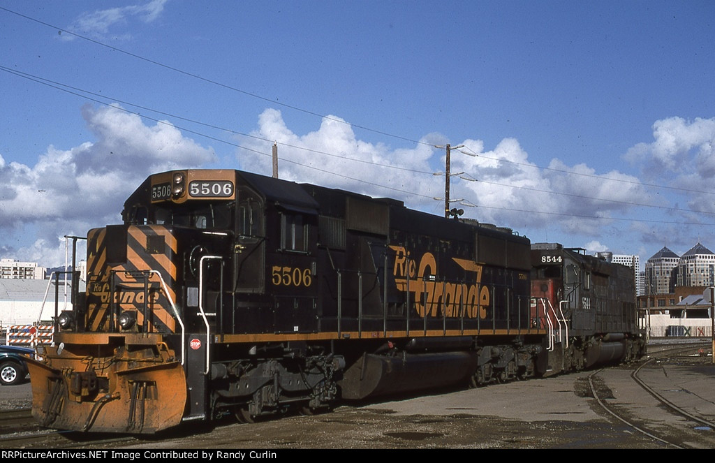 DRGW 5506 at Oakland